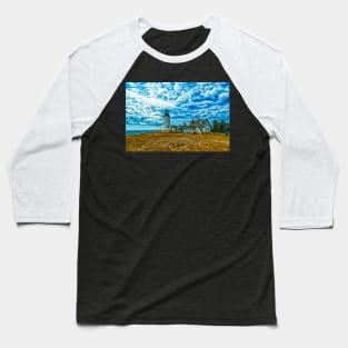 Pemaquid Point Light Baseball T-Shirt